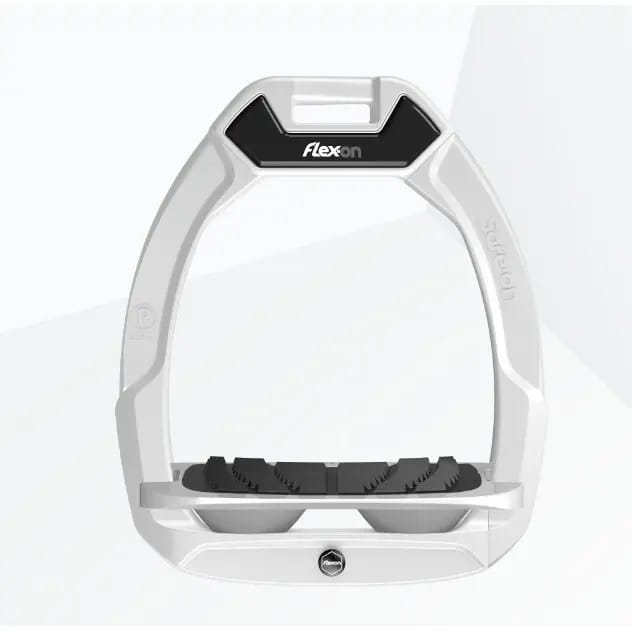 Veiligheids stijgbeugels Ruitersport Hellend Grip Wit/Grijs/Grijs Flex-On Safe-On