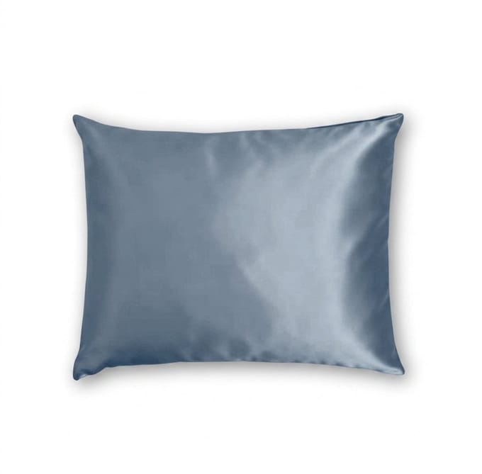 Zijden Kussensloop Evening Blue - 22MM - Silk Heaven - 80x80cm / Ritssluiting