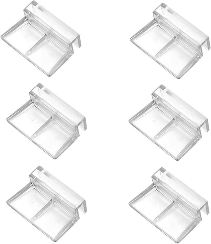 Solidchoice - Aquarium Cover Clips voor Glas, Set van 6 mm