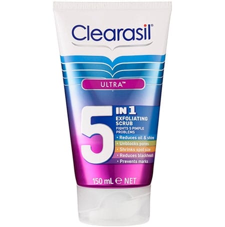Clearasil Ultra 5in1 Exfoliating Scrub 150 ml