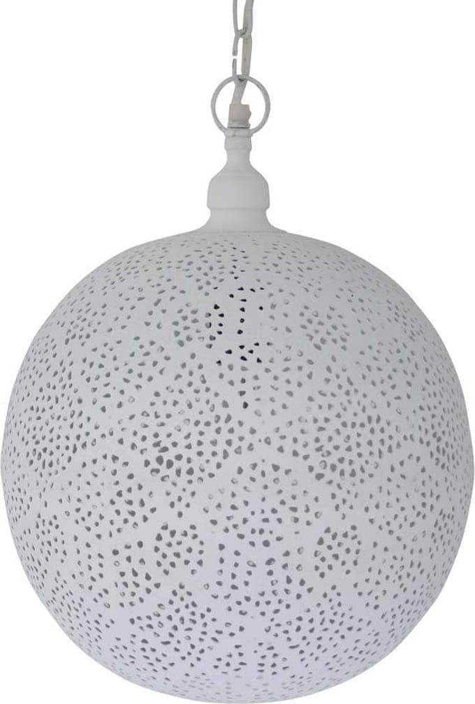 Safaary - Oosterse Hanglamp Wit Tara Ø 30 x 40cm