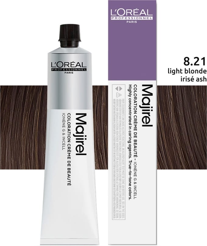 L'Oréal Professionnel - Haarverf - Majirel - 50ML - 8.21
