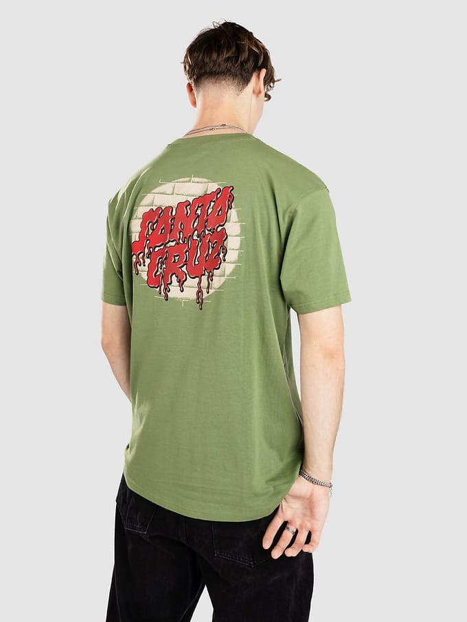 Santa Cruz Delfino Spotlight Dot T-Shirt groen
