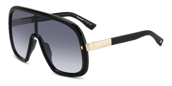 Dsquared2 D2 0119/S Black 99/1/135 MAN Zonnebrillen