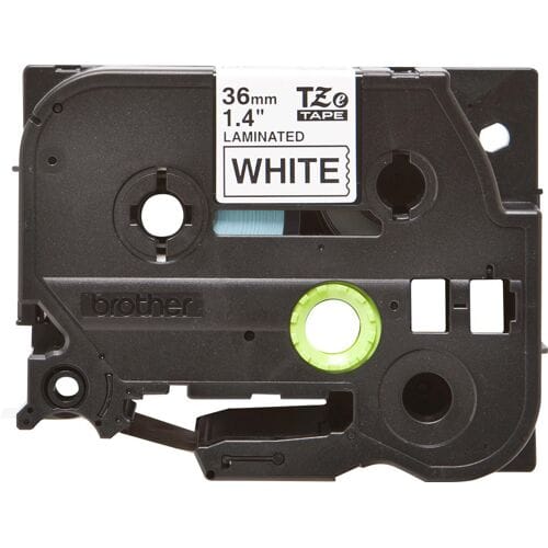 Brother TZe 261 - Zwart On Wit - Roll (3.6 cm x 8 m)
