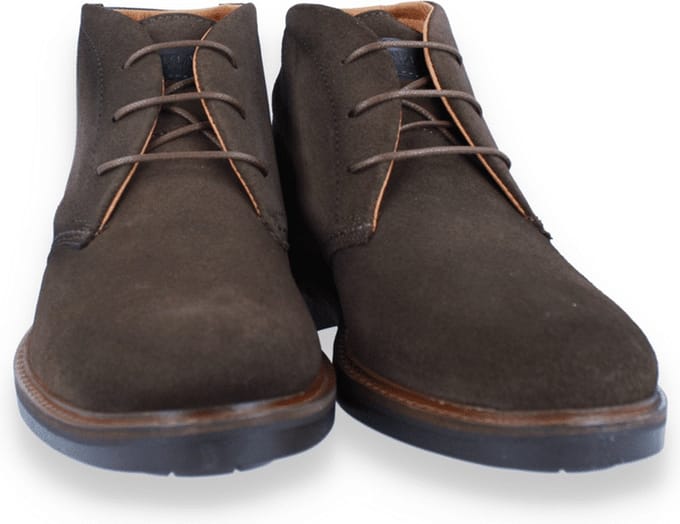 Berkelmans Heren Tanaka Dark Brown Suede | Bruin | Maat: 41