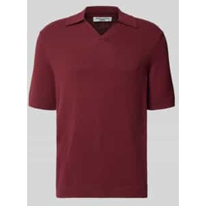 regular fit poloshirt van katoenmix