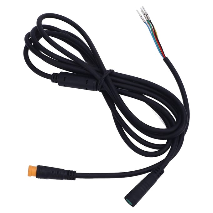 Câble d'alimentation pour trottinette électrique Ligne de connexion 5 broches Performance de connexion stable pour Para G2pro black