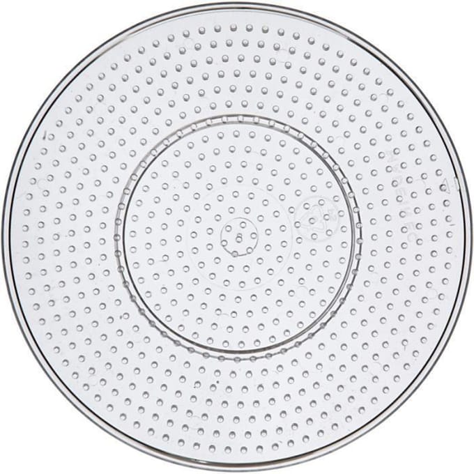 Grondplaat Rond groot transparant 15 cm