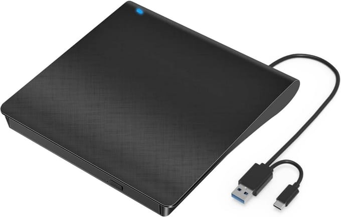 DailySupplies® Externe DVD Speler voor Laptop - CD Brander - Plug & Play