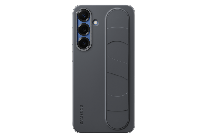 Originele Standing Grip Case voor de Samsung Galaxy S25 Plus - Zwart
