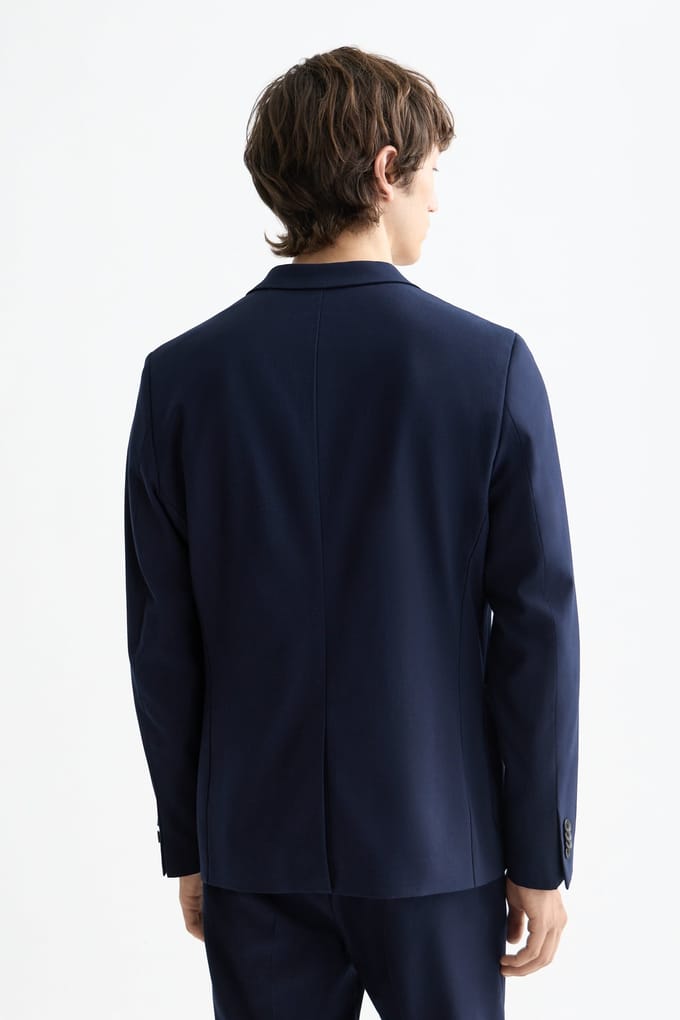Scotch & Soda Core - Unconstructed Peak Lapel Cool-wool Blazer Night Taglia: M | Blazers Outlet | Uomo | Nero