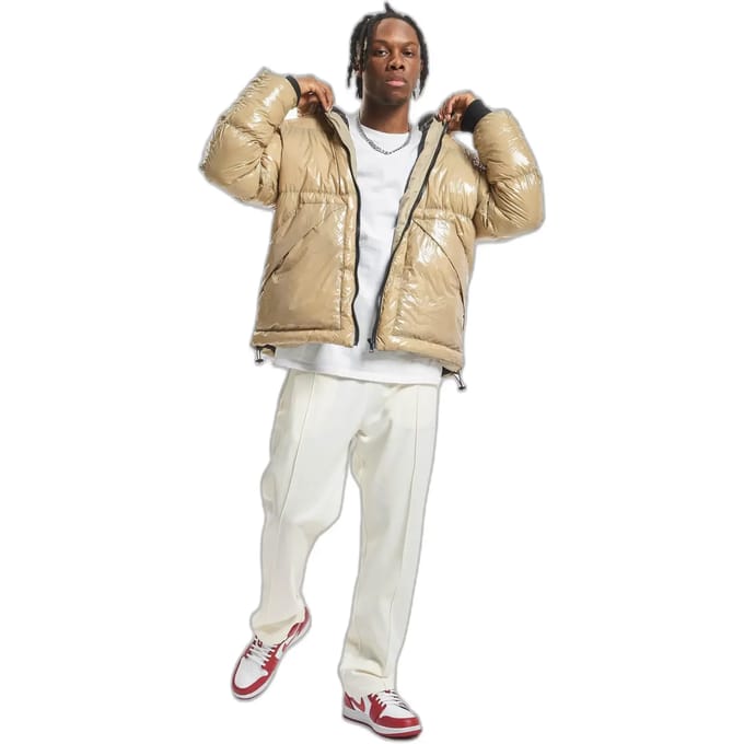 DEF - Shiny Gewatteerd jack - L - Beige