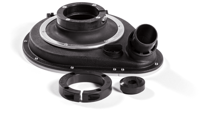 Dust shroud 7" deluxe black