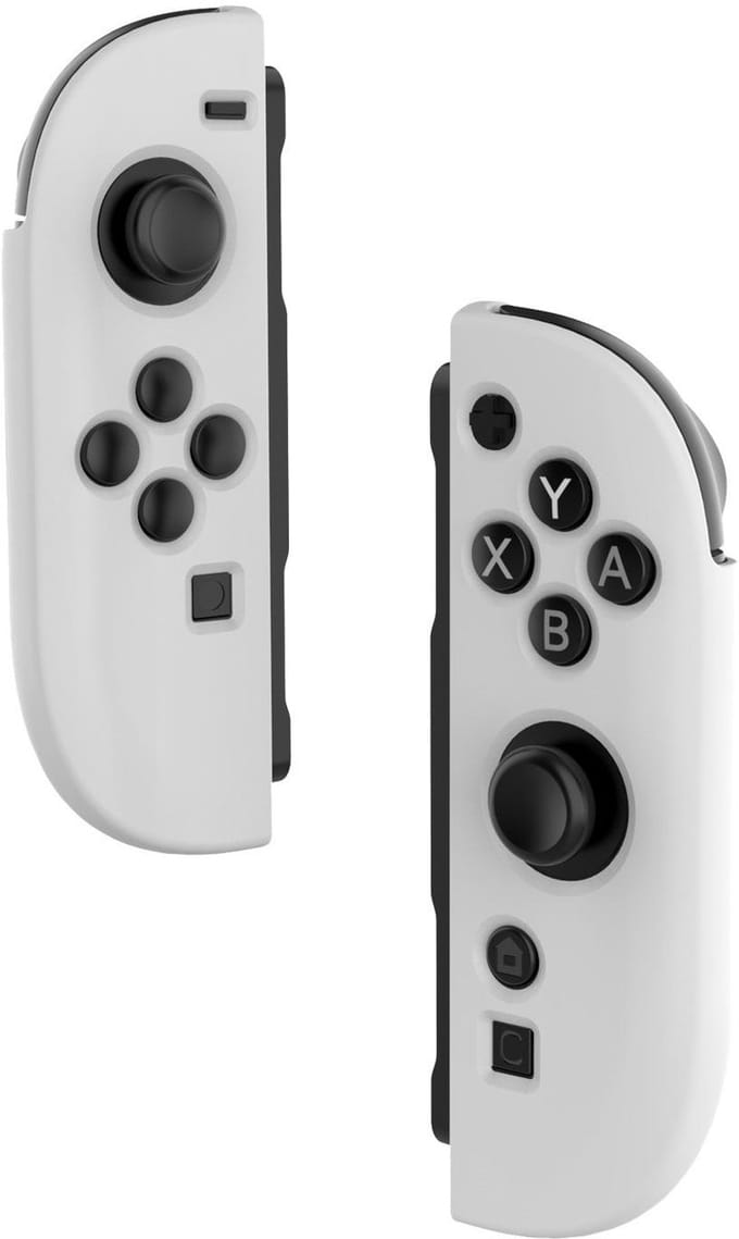 TPU Silicone Hoes / Skin geschikt voor Nintendo Switch 2 Joy-Con Controllers - Wit