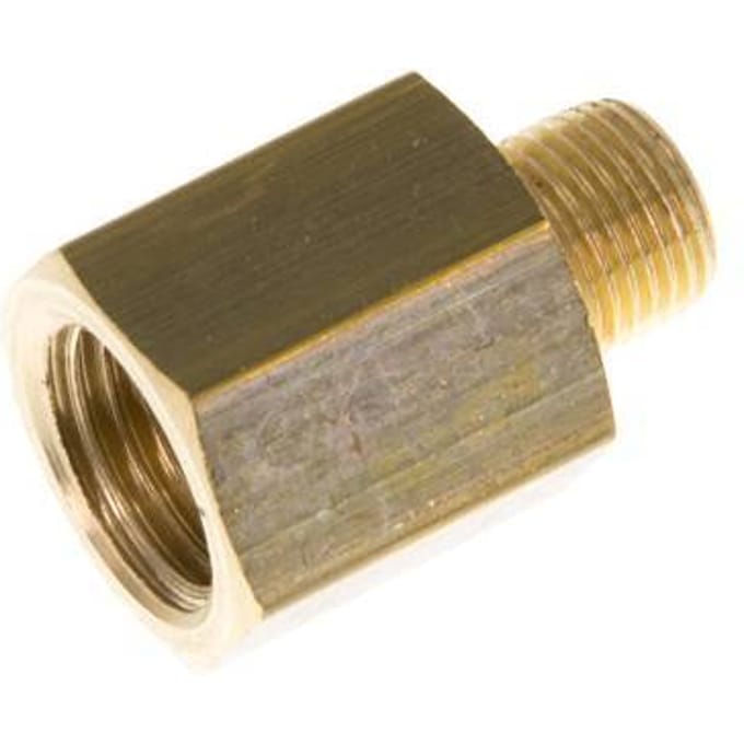 G 1/4'' x G 1/8'' F/M Messing Verloopring 16 Bar [5 Stuks]
