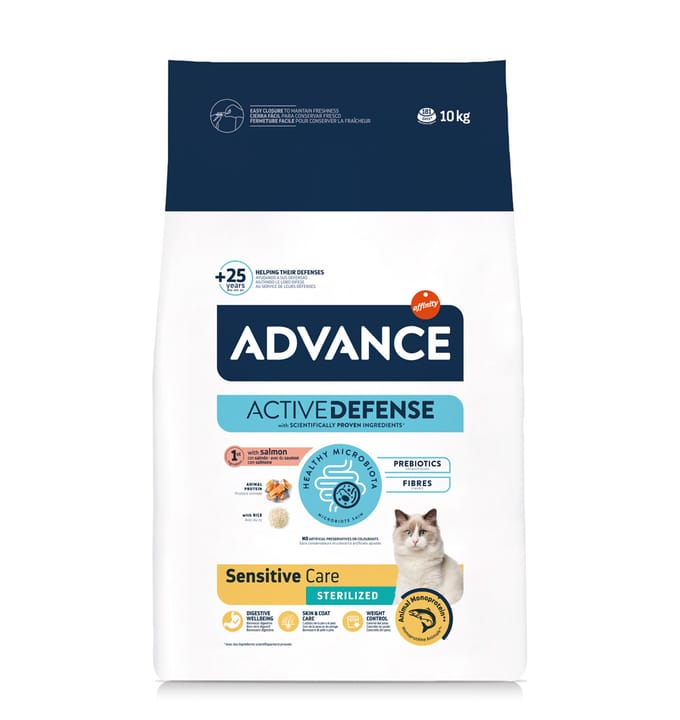 Advance - Sterilized Sensitive - Salmon - Kattenvoer - 10 kg