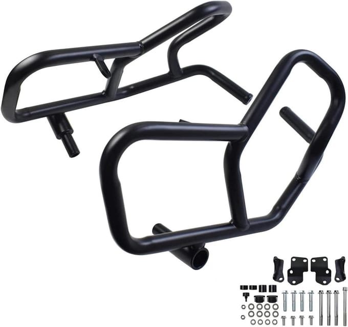 Motorbeschermers - Valbeugels Frame - Motor Beschermen - Specifiek Ontwerp - 1 Set - Zwart