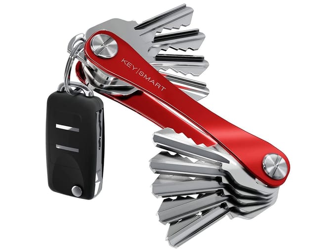 KeySmart 2.0 Extended - Red (2-8 sleutels)