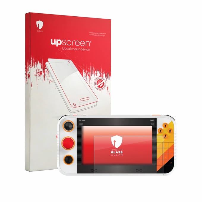 upscreen - Screenprotector voor My Arcade Atari Gamestation Go Portable - Folie Beschermfolie Beschermglas transparant