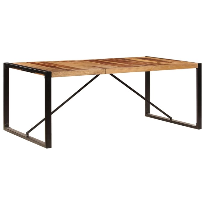 vidaXL Eettafel 200x100x75 cm massief acaciahout