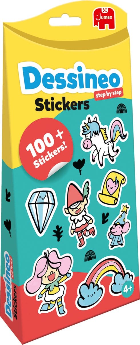 Dessineo Stickers Theme Pack - Feeën & Eenhoorns, 4Y+