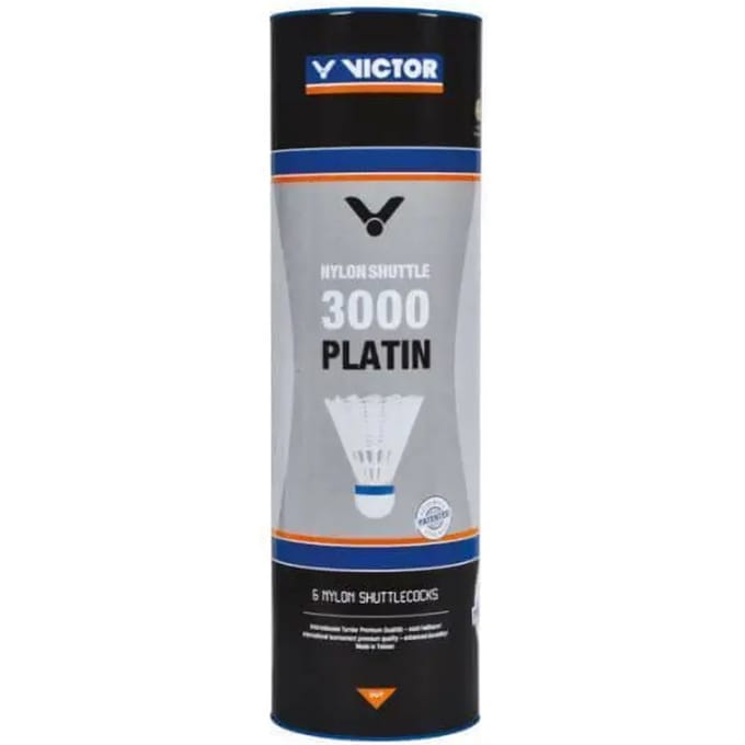 Set van 6 nylon shuttles Victor Platin 3000