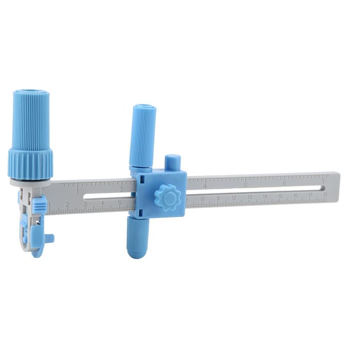 20-160mm Hars Kompassnijder voor Patchwork Roterende Papiersnijder DIY Cirkel Snijmes Gereedschap white