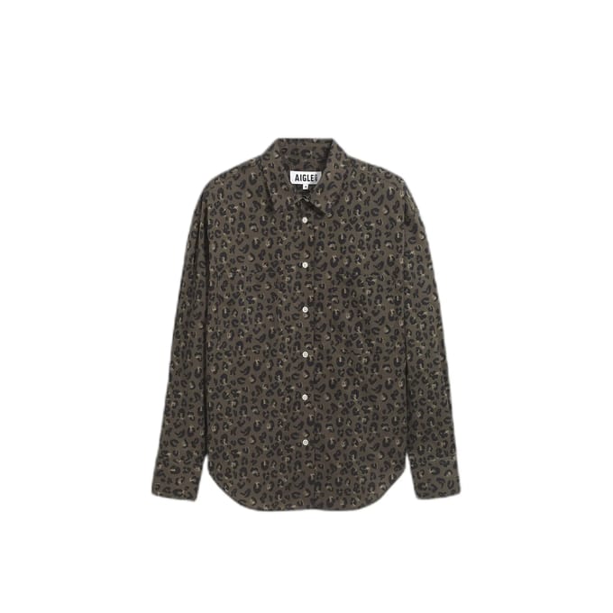 Dames langemouwen katoen blouse Aigle