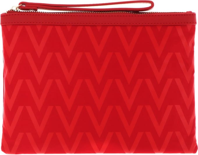 VALENTINO Utensil zak Beauty Morbido Punch Pouch Rosso Rood