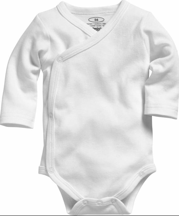 Playshoes - Rompers - 2 stuks - Wit - Lange - Mouw - Maat 62