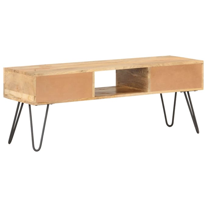 vidaXL - Tv-meubel - 120x35x45 - cm - massief - mangohout