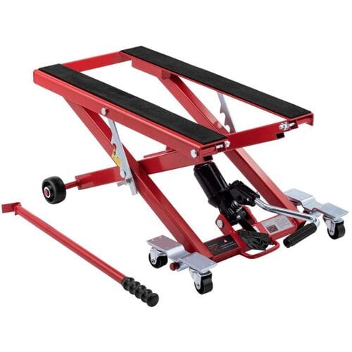 HBM Universele Verrijdbare Motorlift - ROOD