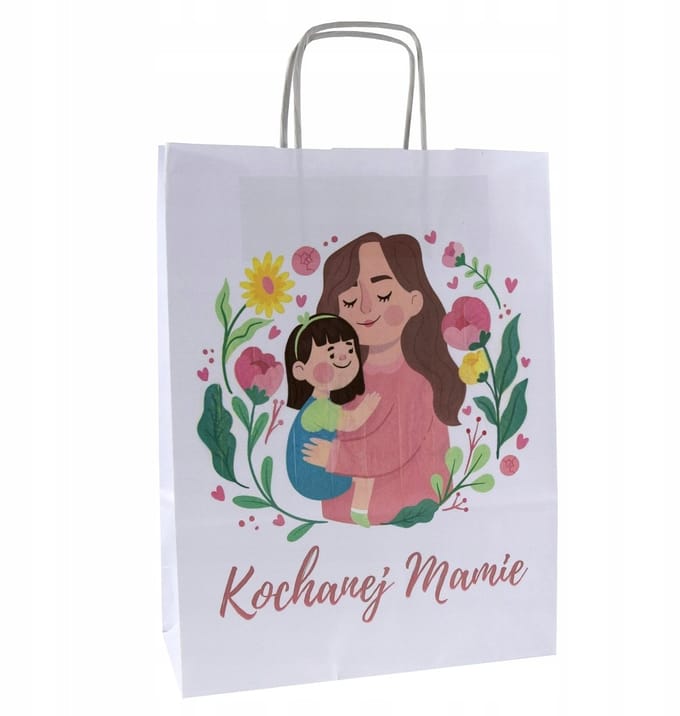 Papieren cadeaus voor Moederdag - A4 Formaat - 24x10x32cm