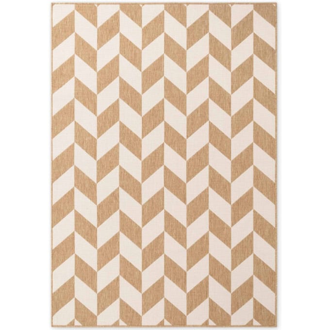 Ted Baker Ted baker haringey buitenkleed jute wit- 80x200 cm