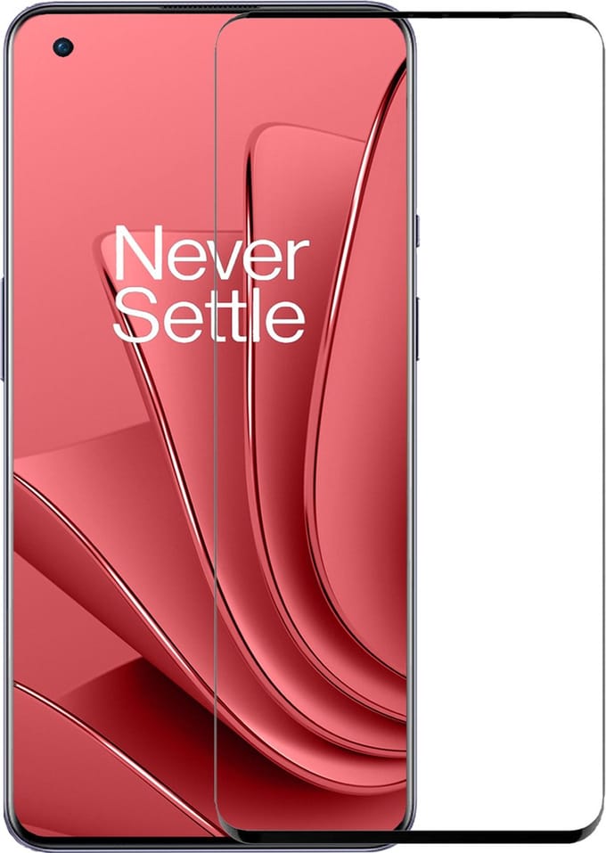 Screenprotector - Geschikt voor OnePlus 10 Pro - Full Cover - Beschermglas - Gehard Glas - Tempered Glass - Screen Protector