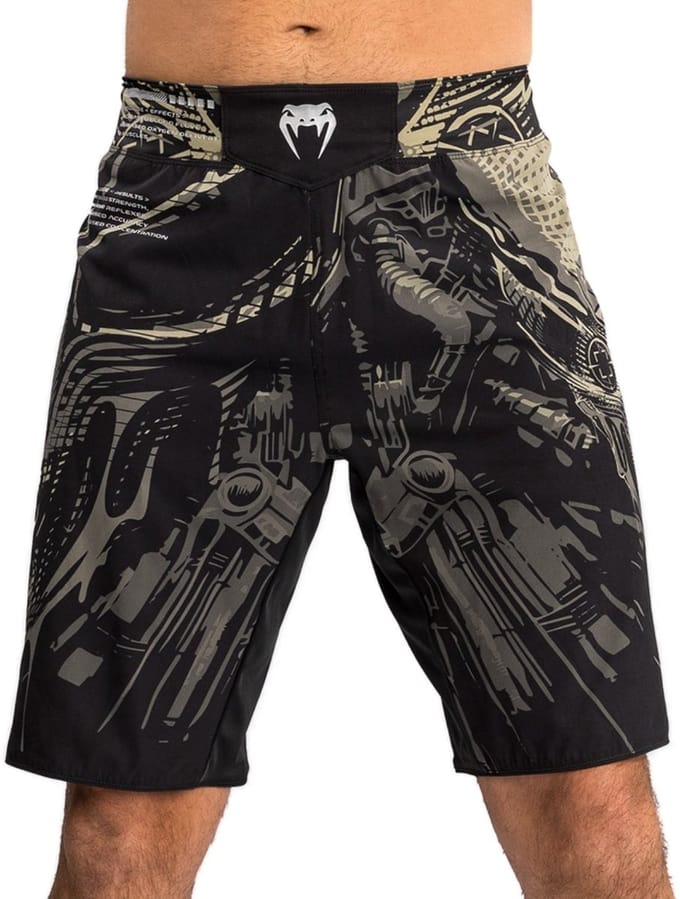 Venum Invader Fight Shorts Zwart Zand - S