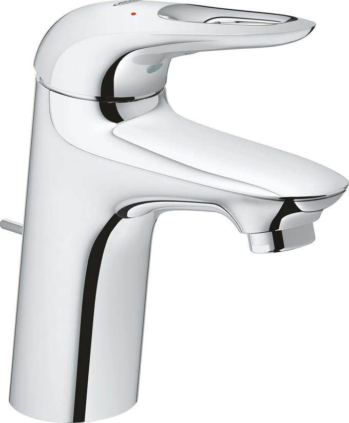 GROHE Eurostyle New Wastafelmengkraan - Lage uitloop - Met trekwaste