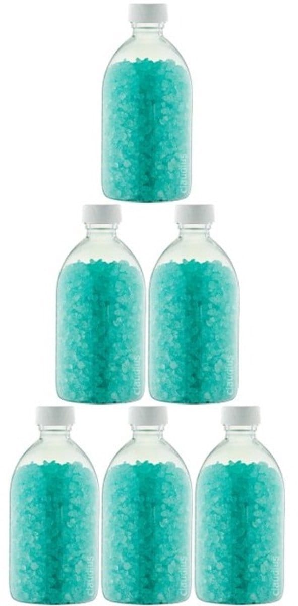 Claudius Badzout Hamam - 600 gram - Fles met witte dop - Set van 6 stuks
