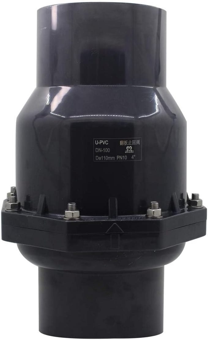 PVC Terugslagklep Riool Afvoer Keerklep voor Diverse Buisdiameters