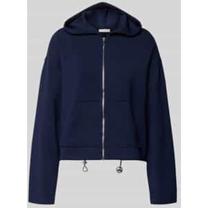 regular fit sweatjack met capuchon