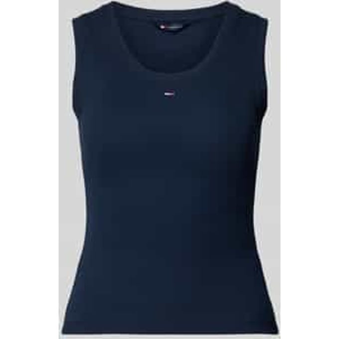 Slim Fit Tanktop van katoenmix