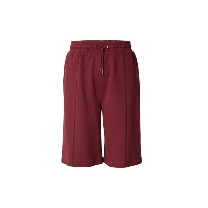 Urban Classics - Contrast Seam Peached Bermuda Korte broek - S - Rood