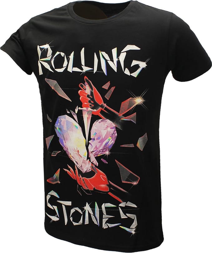 The Rolling Stones Hackney Diamonds Big Print T-Shirt - Officiële Merchandise - S