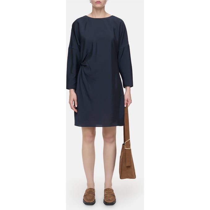 Closed Draped Dress Black Taglia: M | Abiti Mini Outlet | Donna | Nero