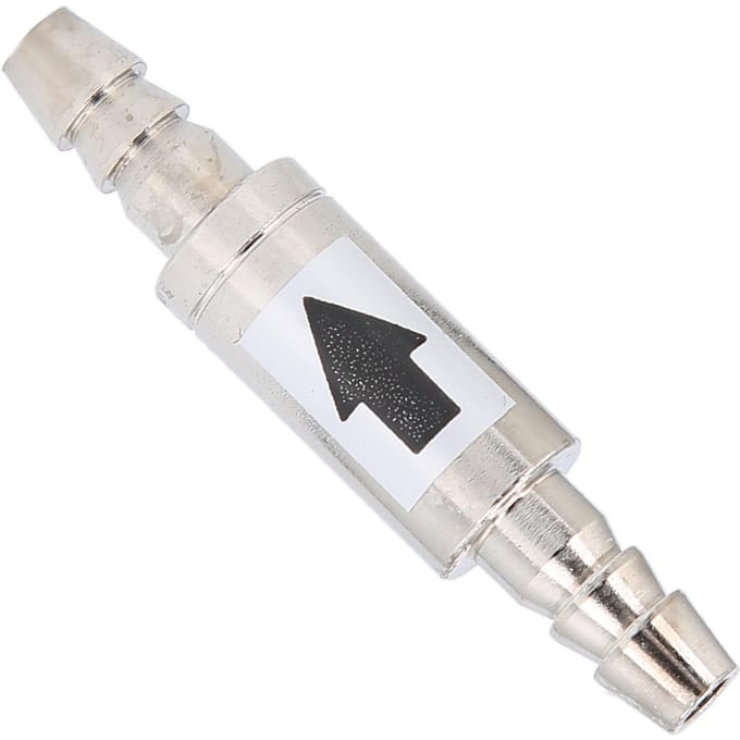 Clapet anti-retour pour dioxyde de carbone d'aquarium Acier inoxydable Diffuseur de CO2 Clapet anti-retour white