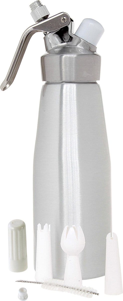 Cosy&Trendy Espuma- en Slagroomspuit - Aluminium - 0L5