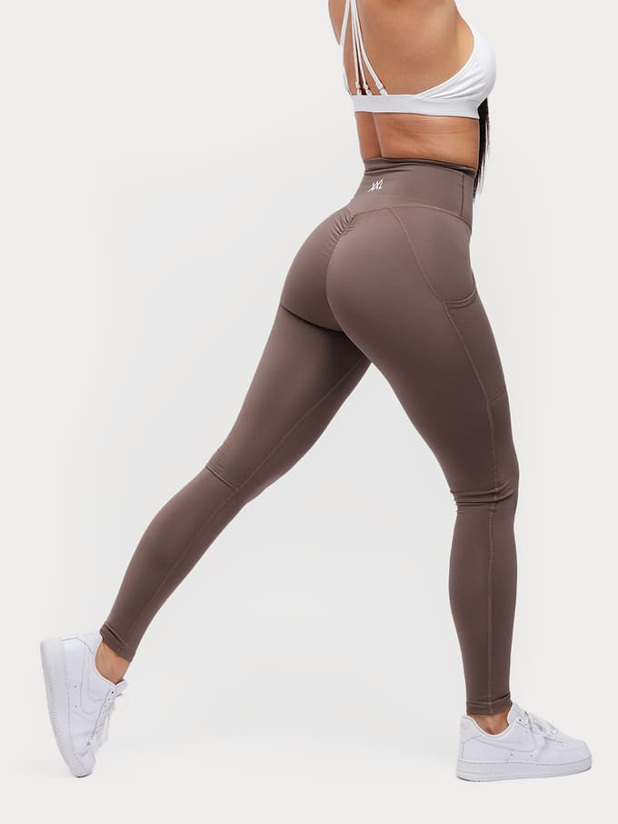 XXL Sportswear Remotion Leggings - Chocolate Chip Bruin S