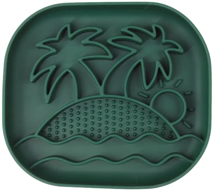 Bloom - Slowfeeder - Palm - Donkergroen - Hond - Anti Schrokbak
