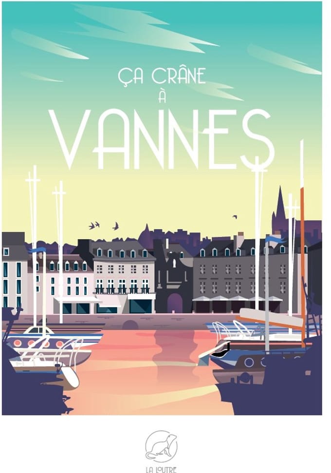 La Loutre puzzel Ca Crâne à VANNES - 1000 stukjes legpuzzel.